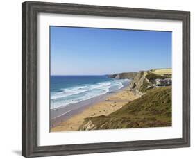 Watergate Bay, Newquay, Cornwall, England, United Kingdom, Europe-Jeremy Lightfoot-Framed Photographic Print