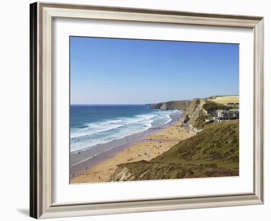 Watergate Bay, Newquay, Cornwall, England, United Kingdom, Europe-Jeremy Lightfoot-Framed Photographic Print