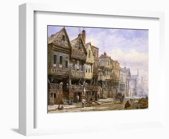 Watergate Street, Chester, Looking West-Louise J. Rayner-Framed Giclee Print