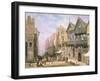 Watergate Street, Looking Towards Eastgate, Chester, c.1870-Louise J. Rayner-Framed Giclee Print