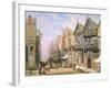 Watergate Street, Looking Towards Eastgate, Chester, c.1870-Louise J. Rayner-Framed Premium Giclee Print