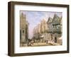 Watergate Street, Looking Towards Eastgate, Chester, c.1870-Louise J. Rayner-Framed Giclee Print