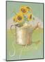 Watering Can with Sunflowers-Thomas LaDuke-Mounted Art Print