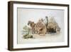 Watering Cart for Keeping Down Dust on Roads, 1808-William Henry Pyne-Framed Giclee Print