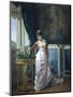 Watering Flowers-Auguste Toulmouche-Mounted Giclee Print