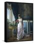 Watering Flowers-Auguste Toulmouche-Framed Stretched Canvas
