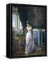 Watering Flowers-Auguste Toulmouche-Framed Stretched Canvas