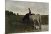 Watering Horses, 1871, (1913)-Anton Mauve-Mounted Giclee Print