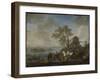 Watering Horses at a River-Philips Wouwerman-Framed Art Print