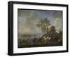 Watering Horses at a River-Philips Wouwerman-Framed Art Print