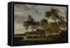 Watering Place-Salomon van Ruysdael-Framed Stretched Canvas