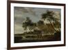 Watering Place-Salomon van Ruysdael-Framed Premium Giclee Print