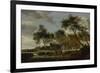 Watering Place-Salomon van Ruysdael-Framed Premium Giclee Print