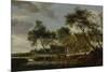 Watering Place-Salomon van Ruysdael-Mounted Premium Giclee Print