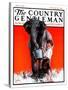 "Watering the Elephant," Country Gentleman Cover, July 14, 1923-F. Lowenheim-Stretched Canvas