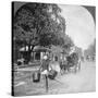 Watering the Streets of Rangoon, Burma, 1908-null-Stretched Canvas