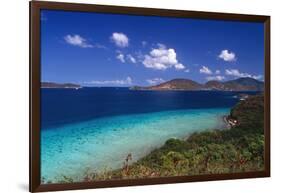 Waterlemon Bay Panorama St John Virgin Islands-George Oze-Framed Photographic Print