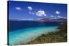 Waterlemon Bay Panorama St John Virgin Islands-George Oze-Stretched Canvas