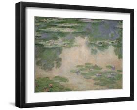 Waterlilies, 1906-Claude Monet-Framed Giclee Print