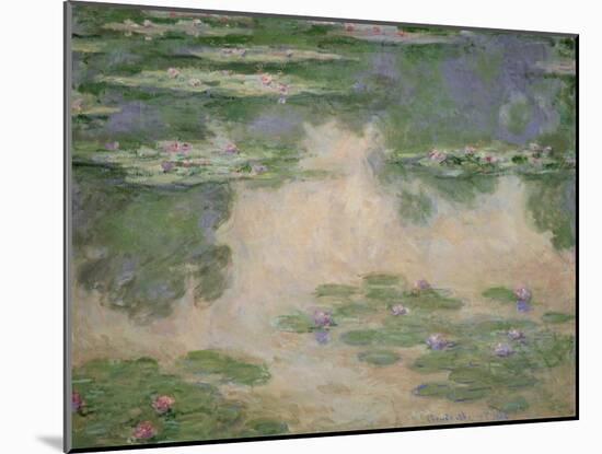 Waterlilies, 1906-Claude Monet-Mounted Giclee Print