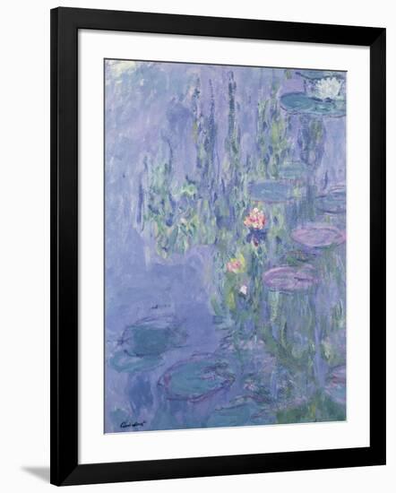 Waterlilies, 1907-Claude Monet-Framed Giclee Print