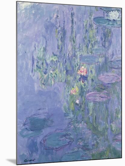 Waterlilies, 1907-Claude Monet-Mounted Giclee Print