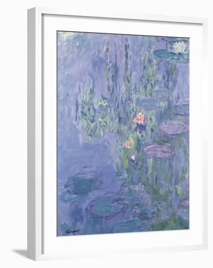 Waterlilies, 1907-Claude Monet-Framed Giclee Print