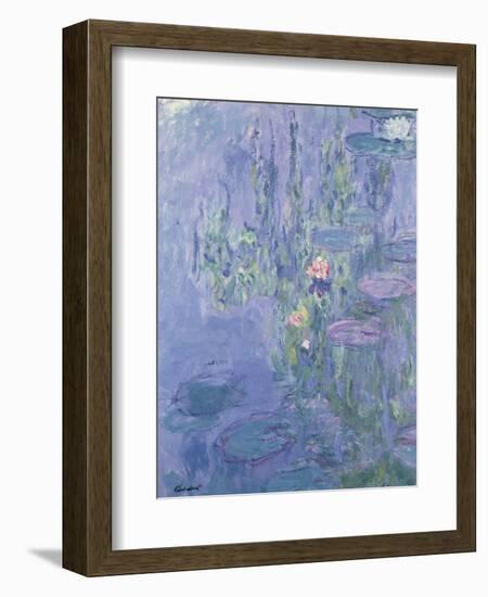 Waterlilies, 1907-Claude Monet-Framed Giclee Print