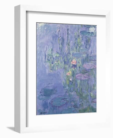 Waterlilies, 1907-Claude Monet-Framed Giclee Print