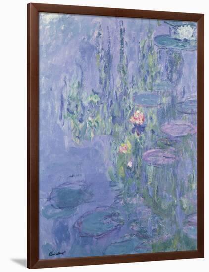 Waterlilies, 1907-Claude Monet-Framed Giclee Print