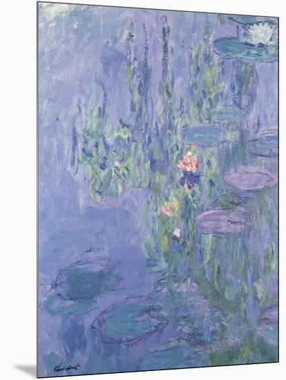 Waterlilies, 1907-Claude Monet-Mounted Giclee Print