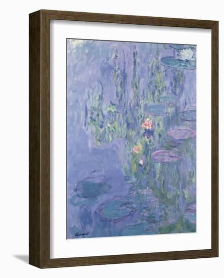 Waterlilies, 1907-Claude Monet-Framed Giclee Print