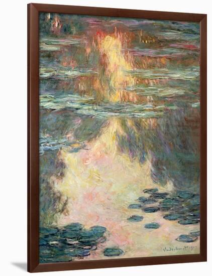 Waterlilies, 1907-Claude Monet-Framed Giclee Print