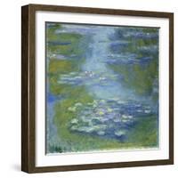 Waterlilies, 1907-Claude Monet-Framed Giclee Print