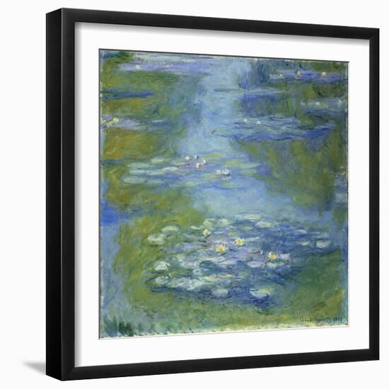 Waterlilies, 1907-Claude Monet-Framed Giclee Print