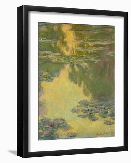 Waterlilies, 1907-Claude Monet-Framed Giclee Print