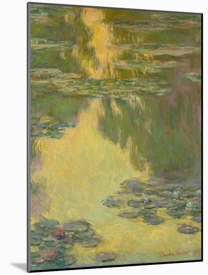 Waterlilies, 1907-Claude Monet-Mounted Giclee Print