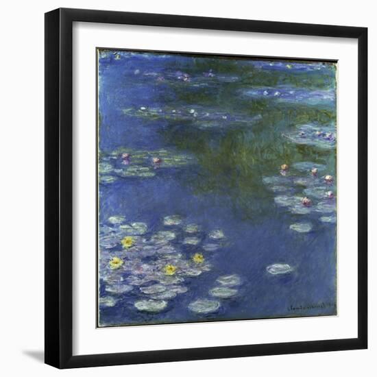 Waterlilies, 1908-Claude Monet-Framed Giclee Print