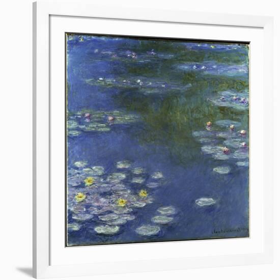 Waterlilies, 1908-Claude Monet-Framed Giclee Print