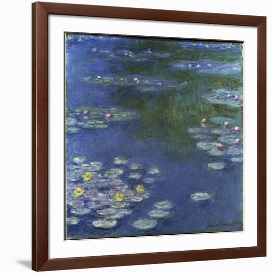 Waterlilies, 1908-Claude Monet-Framed Giclee Print