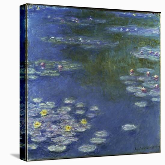 Waterlilies, 1908-Claude Monet-Stretched Canvas