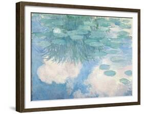 Waterlilies, 1914-17-Claude Monet-Framed Giclee Print