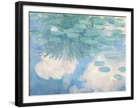 Waterlilies, 1914-17-Claude Monet-Framed Giclee Print