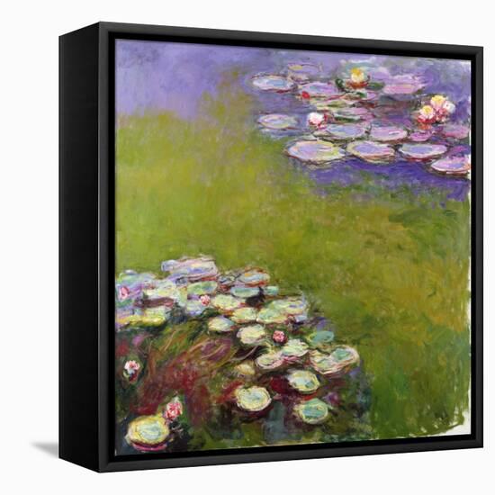 Waterlilies, 1914-17-Claude Monet-Framed Stretched Canvas