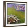 Waterlilies, 1914-17-Claude Monet-Framed Giclee Print