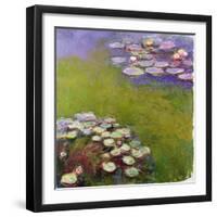 Waterlilies, 1914-17-Claude Monet-Framed Giclee Print