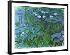 Waterlilies, 1914-17-Claude Monet-Framed Giclee Print