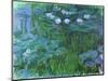 Waterlilies, 1914-17-Claude Monet-Mounted Premium Giclee Print