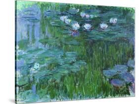 Waterlilies, 1914-17-Claude Monet-Stretched Canvas