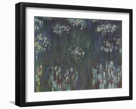 Waterlilies, 1915-26-Claude Monet-Framed Giclee Print